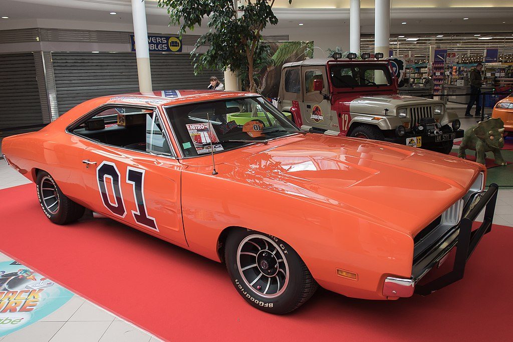 A picture of general Lee on display
