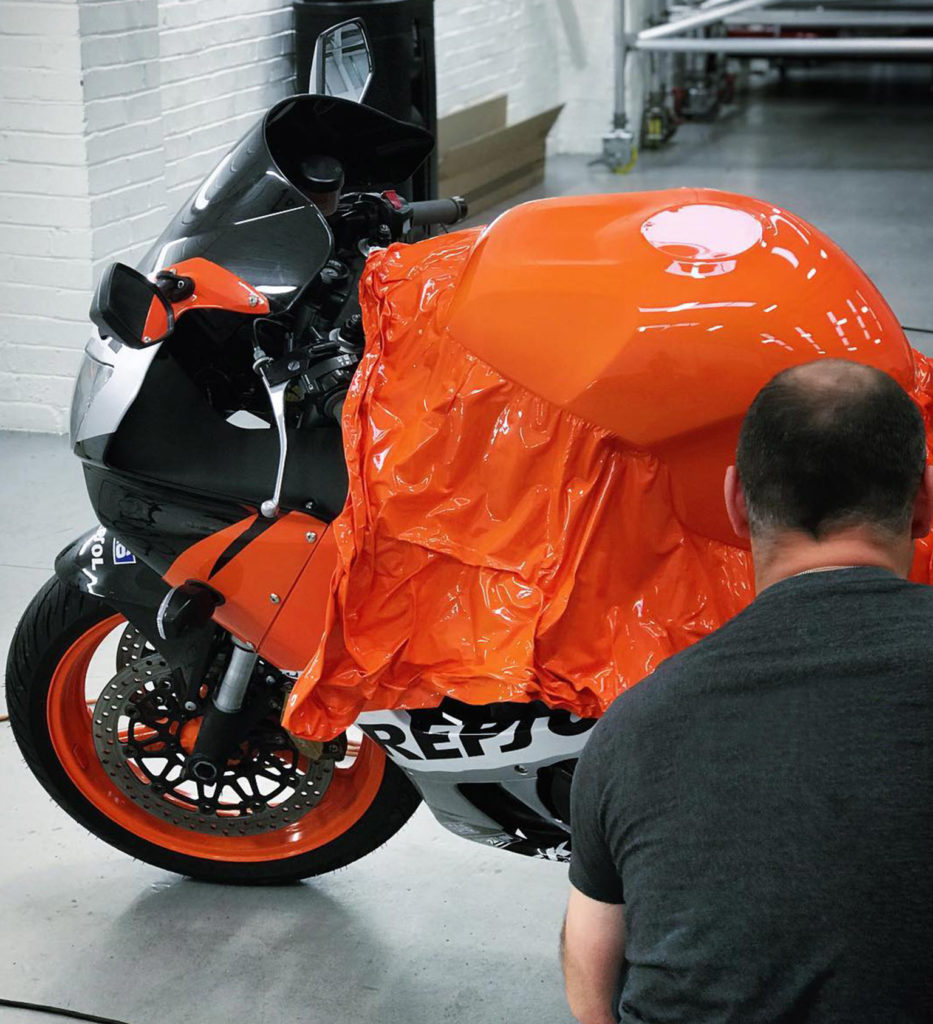 Motorcycle Wraps - Personal & Commercial Motorbike Wrapping | VWC