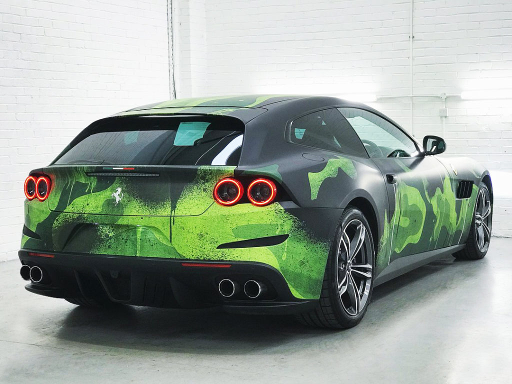 Matte Grey Ferrari Wrap – Custom Vehicle Wraps