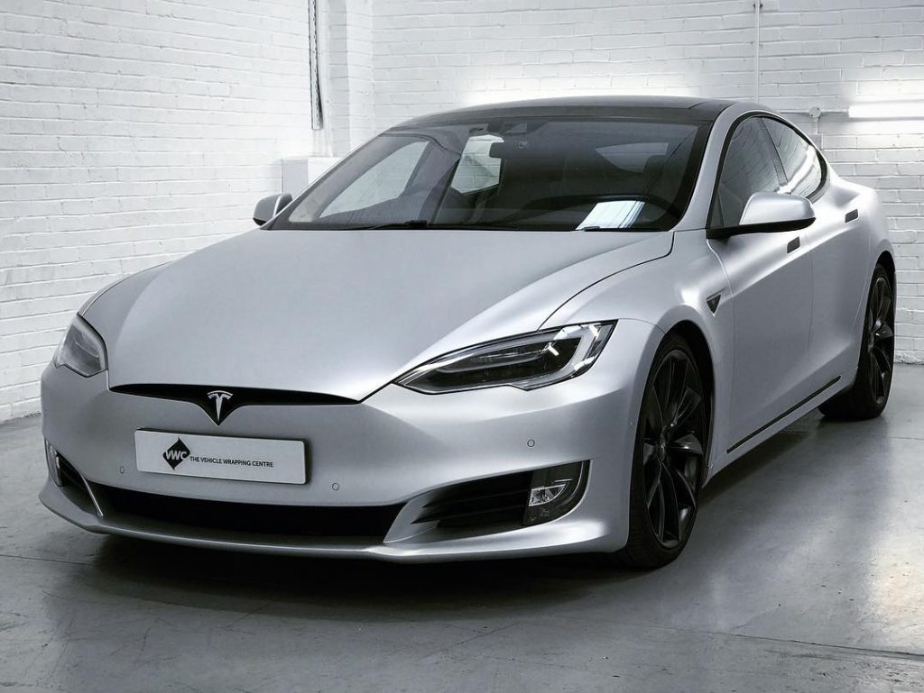Tesla Model Y Matte Grey Aluminum - Concept Wraps