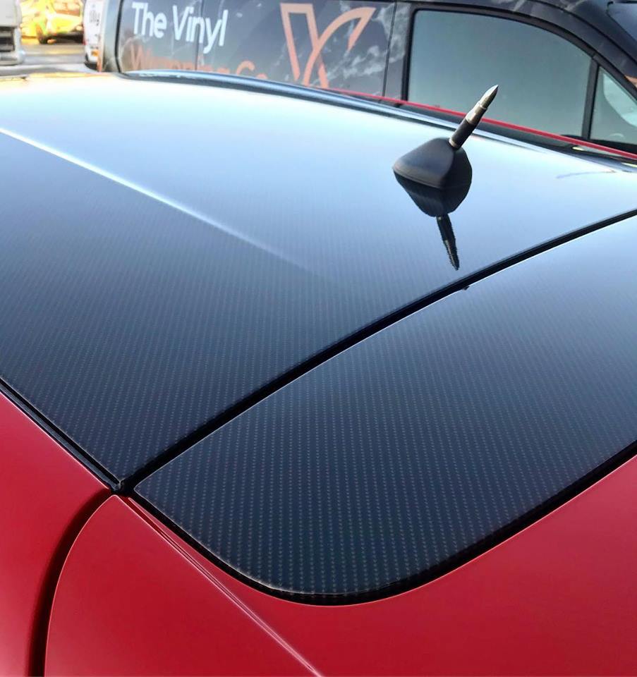 Ford Fiesta - Gloss Carbon Roof & Mirrors - Personal Wrapping Project