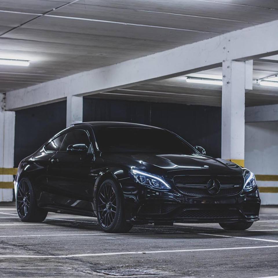 Mercedes C63 Amg Coupe De Chrome Gloss Black Personal Wrapping Project