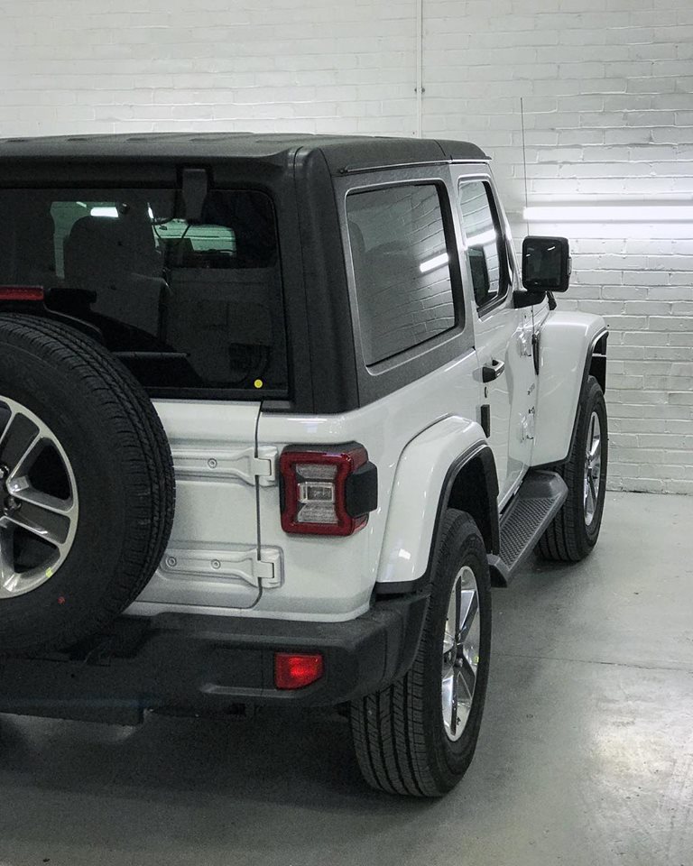 Jeep Wrangler - Black Leather Roof Wrap - Personal Wrapping Project