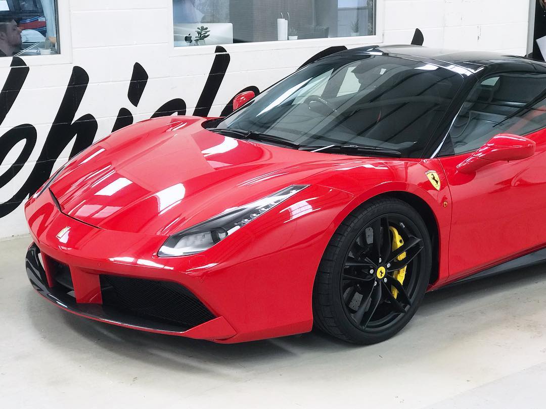 Ferrari 488 Spider Roof Sill Wrap Personal Vehicle Wrap