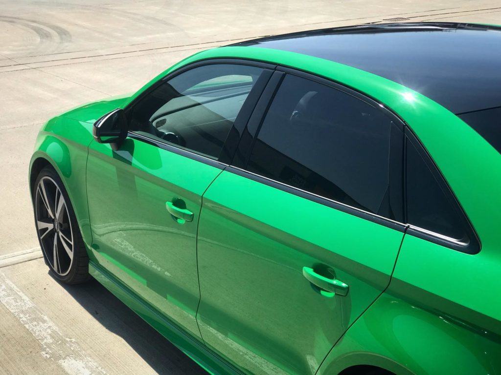 Audi RS3 Gloss Black Roof Wrap Personal Wrapping Project