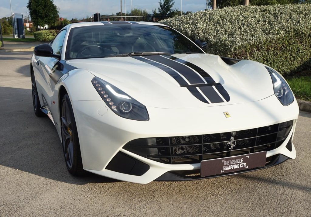 Ferrari F12 - Black Satin wrap