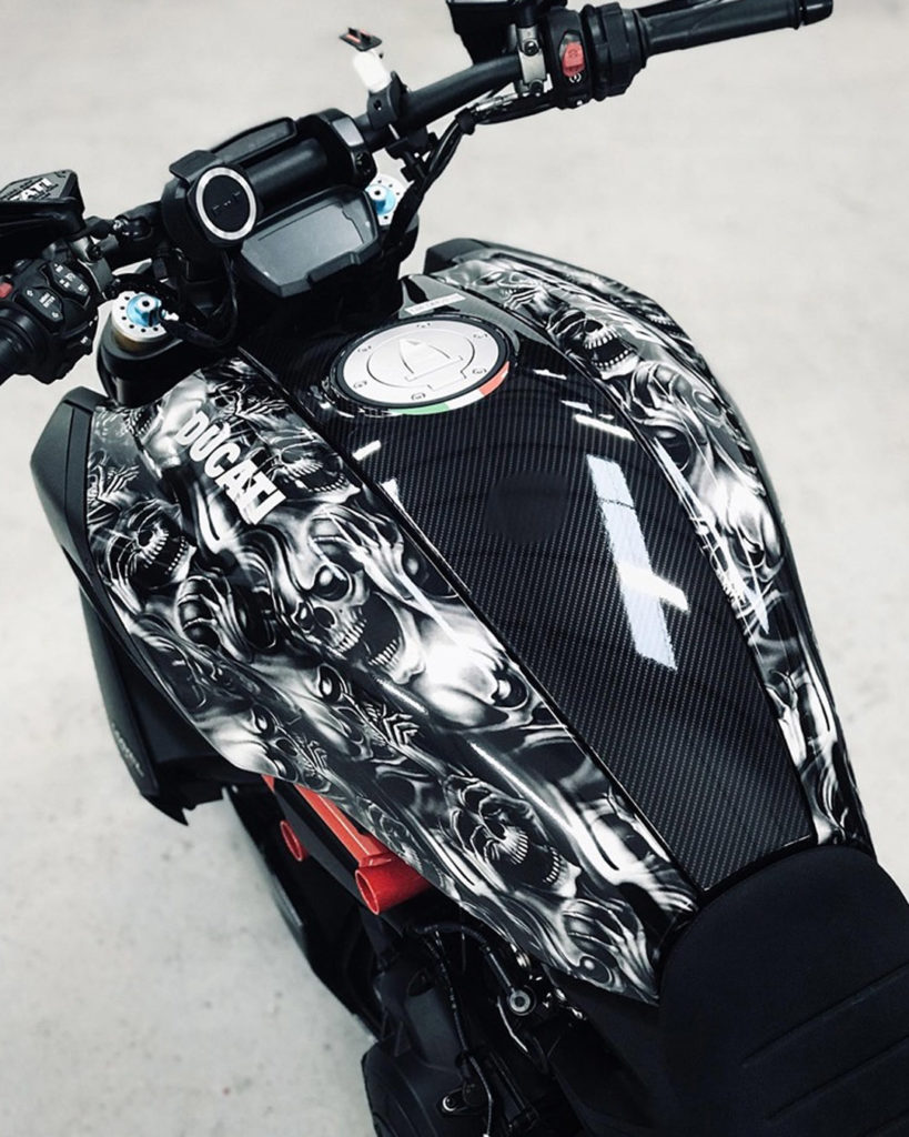 vedtage Spædbarn kartoffel Motorcycle Wraps - Personal & Commercial Motorbike Wrapping | VWC