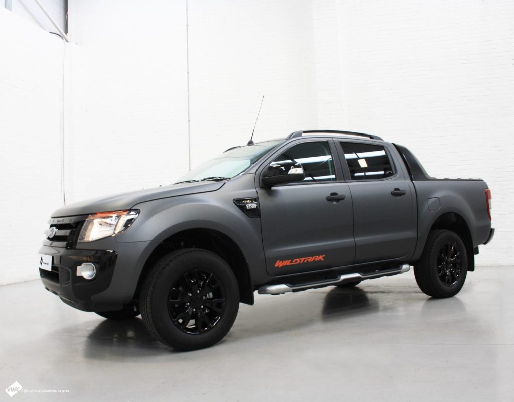 Ford Ranger - 3M Matte Metallic Grey Personal Vehicle Wrap ...