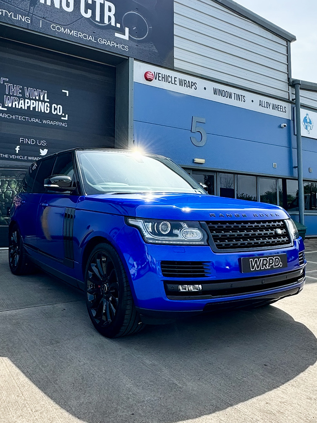 Range Rover - Cosmic Blue - Personal Wrapping Project