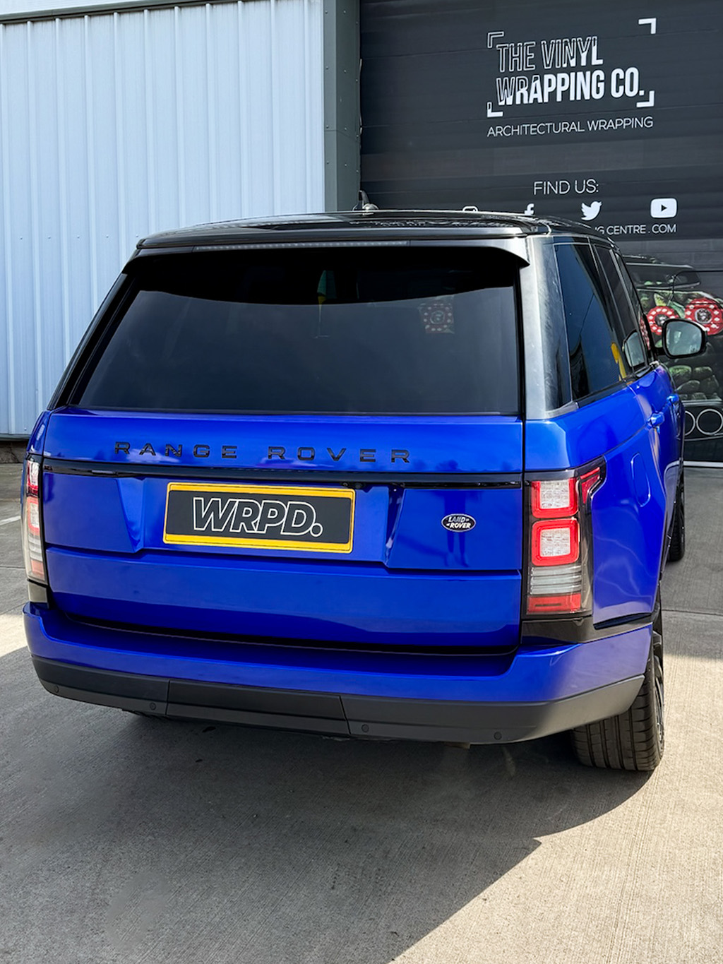 Range Rover - Cosmic Blue - Personal Wrapping Project