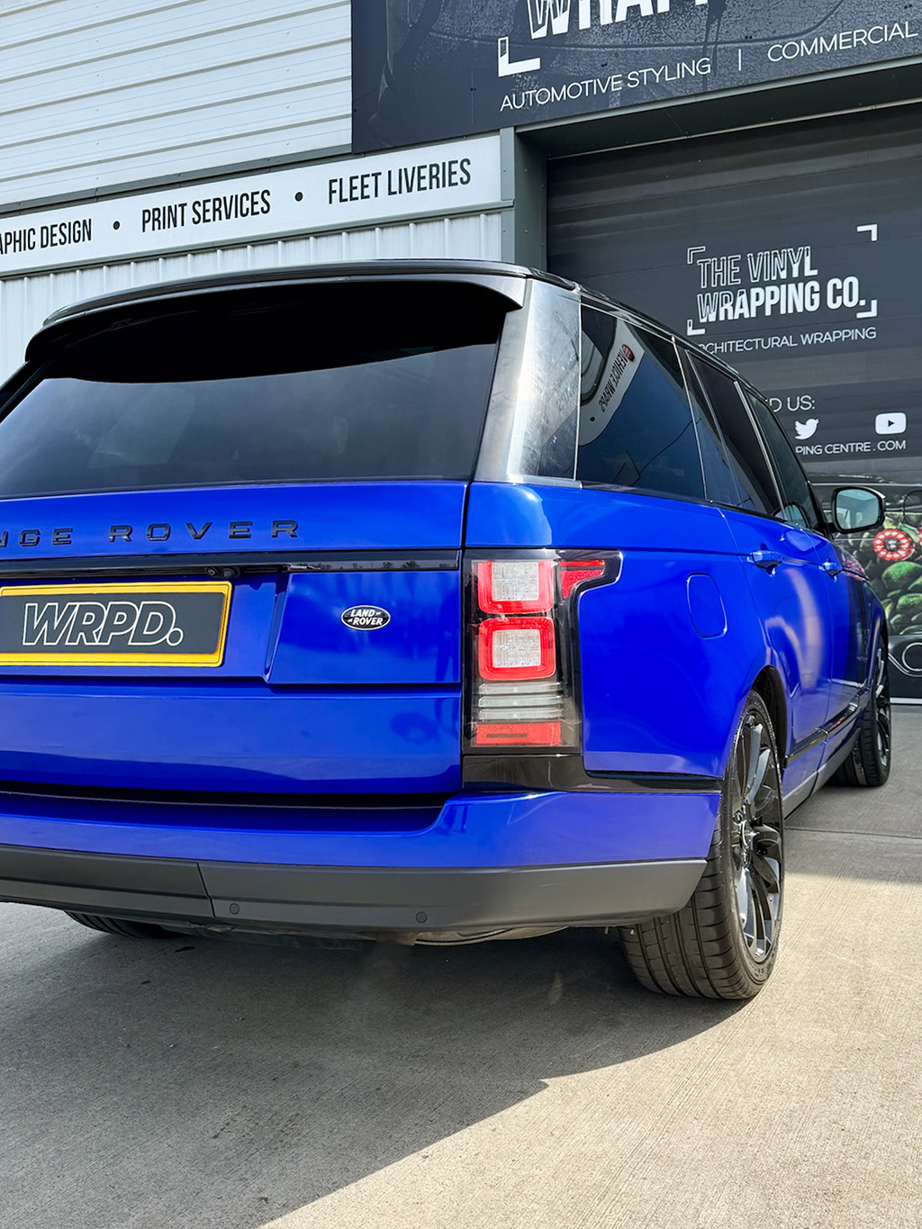 Range Rover - Cosmic Blue - Personal Wrapping Project