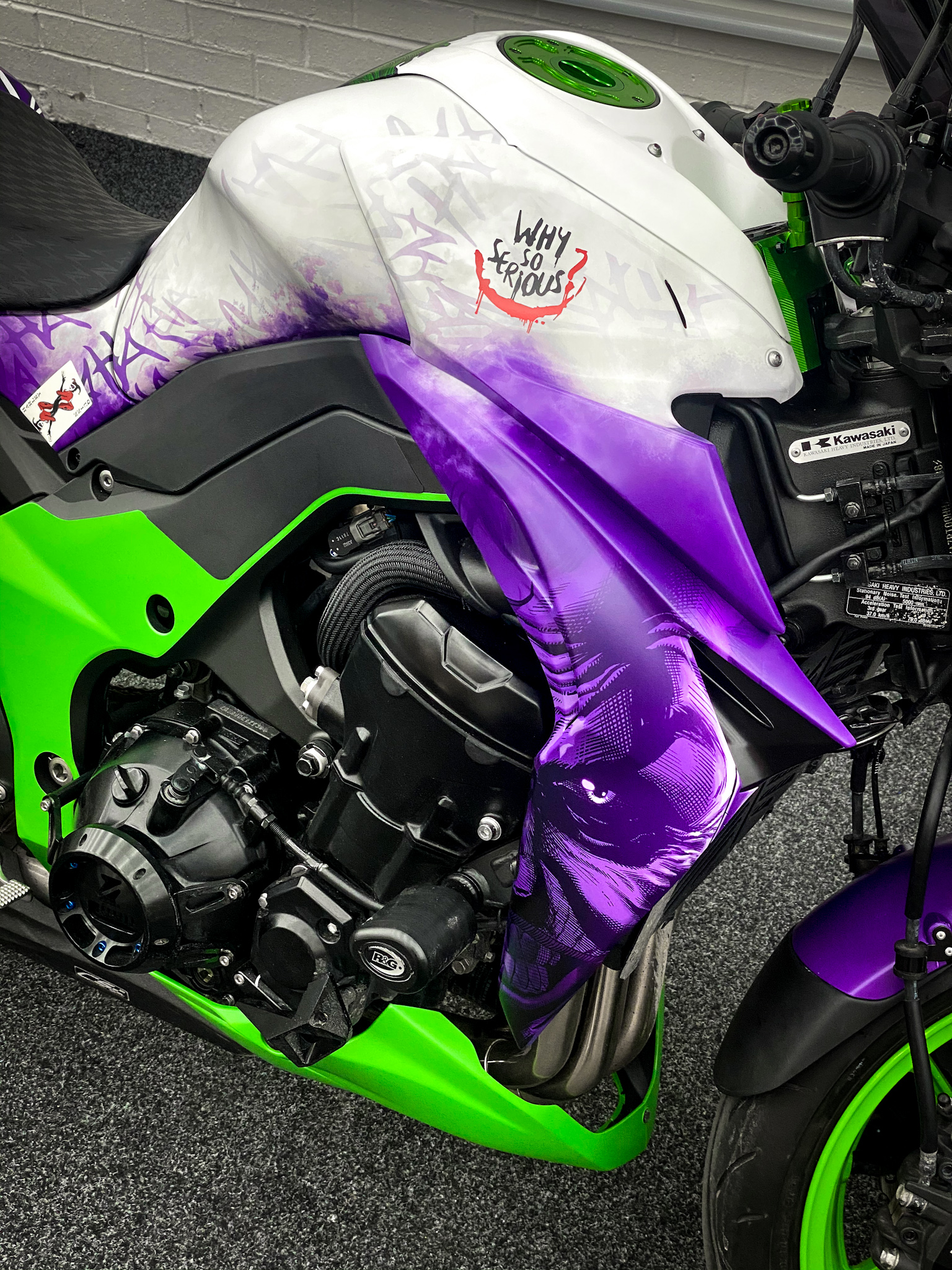 Kawasaki Z1000 Joker Bike Wrap Personal Wrapping Project