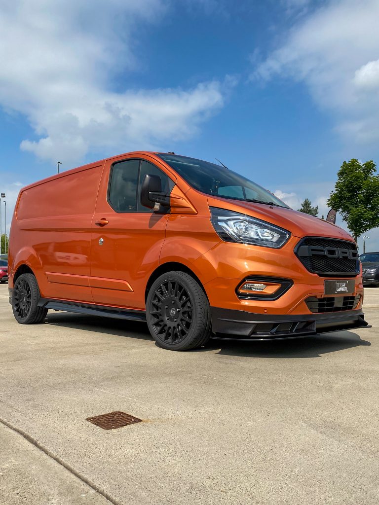 Ford Transit Custom Sported Up With Carbon Bits