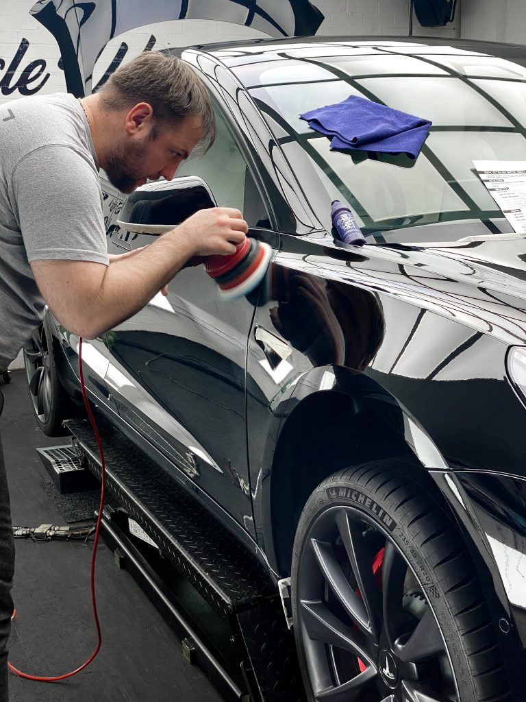 Auto Wrap Manchester - Vehicle Wrapping and Vehicle Signage - Tesla Model S  - Fully wrapped in @adgraphics_na Matte Charcoal Grey . Full de-chrome,  wheels and callipers done to finish 👌🏼 . #