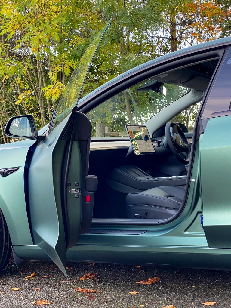 Tesla Model 3 - Matte Pine Green - Personal Wrapping Project