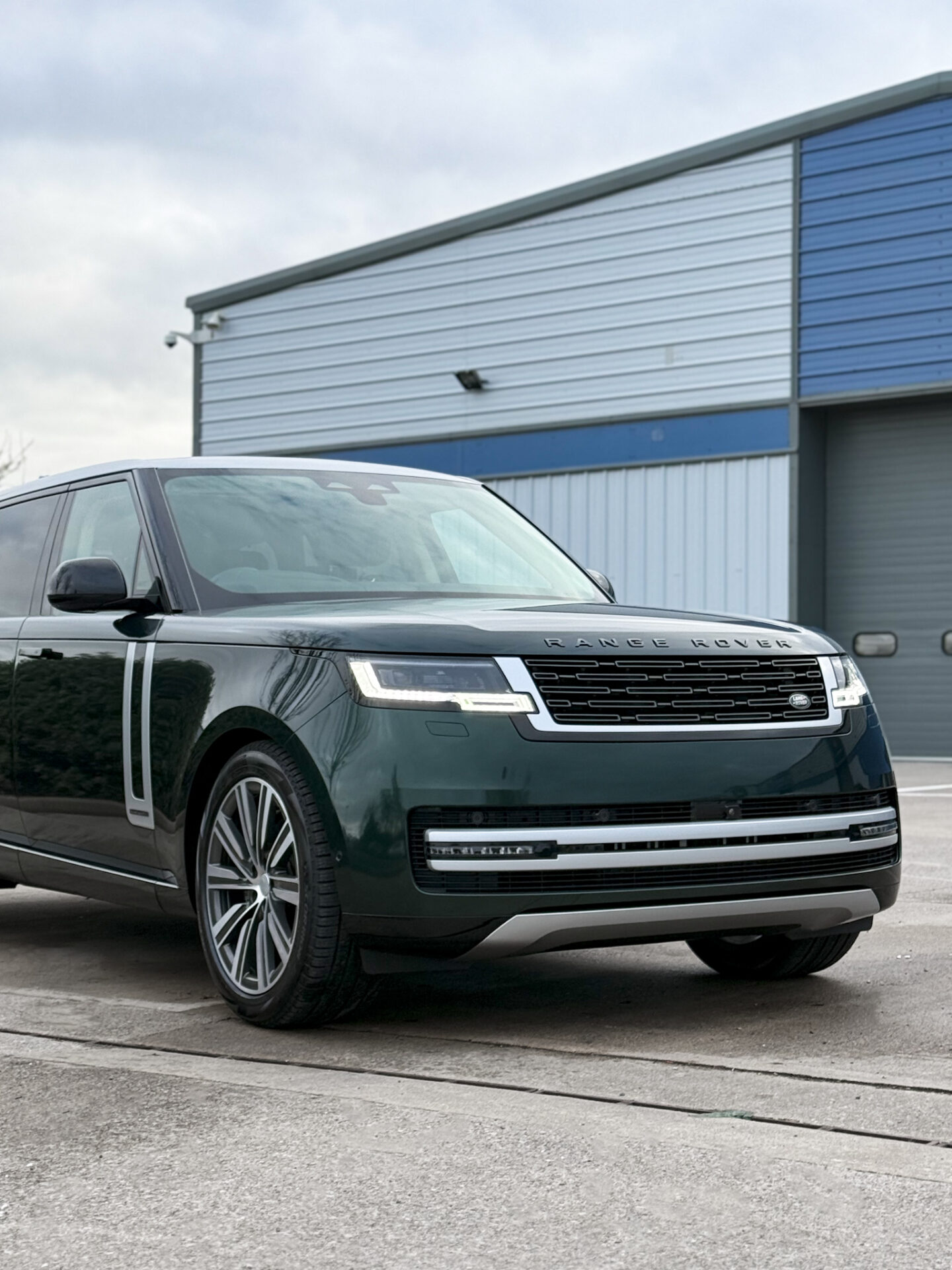 Range Rover Green 2012 Range Rover - Green Black Silk - Personal Wrapping Project
