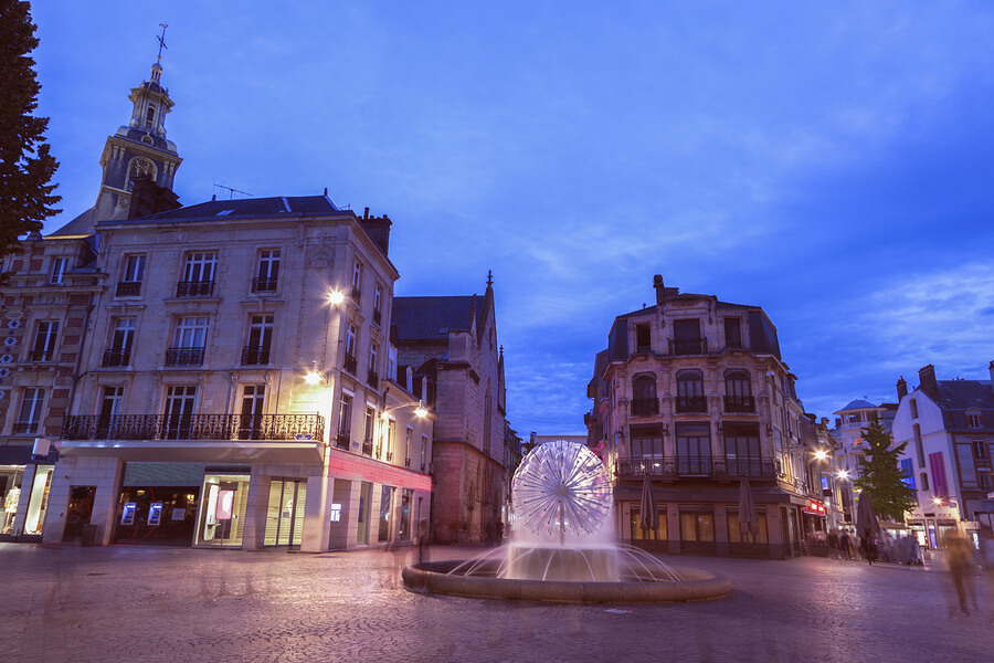 St-James Church in Reims, France.