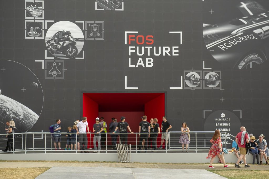 A picture of the Festival of Speed Future Lab.