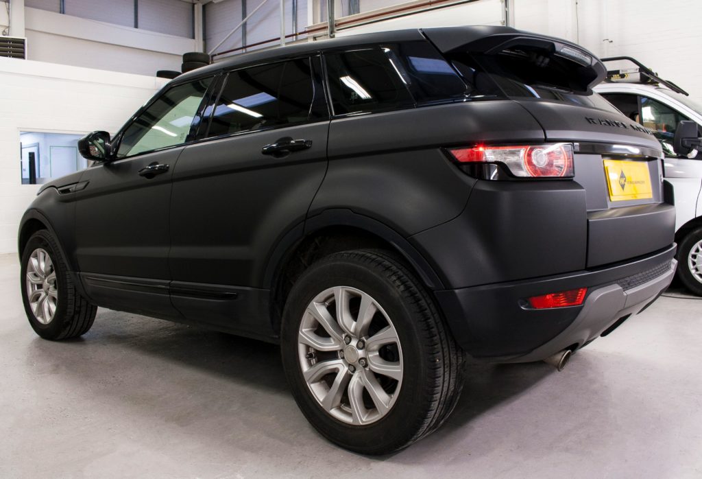 Range Rover Evoque - 3M Matte Black Personal Vehicle Wrap ...