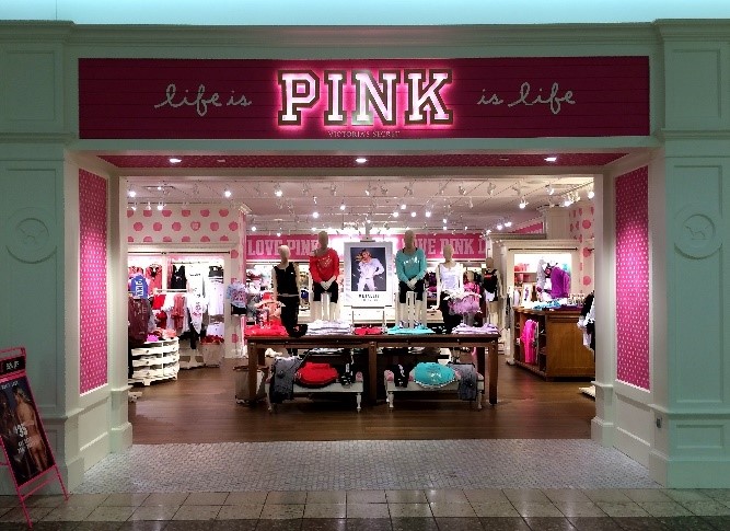 Pink brand logo